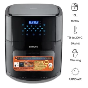 Trang chủ Nồi chiên không dầu 10L Shimono SM-AF108T